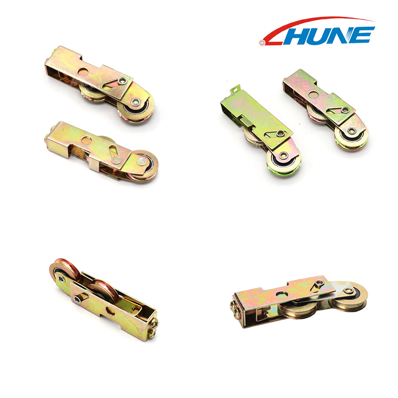 Zamjena 2 pakiranja valjaka za klizna vrata, sklop tandemskih valjaka, zamjena vrata za staklo za klizna vrata